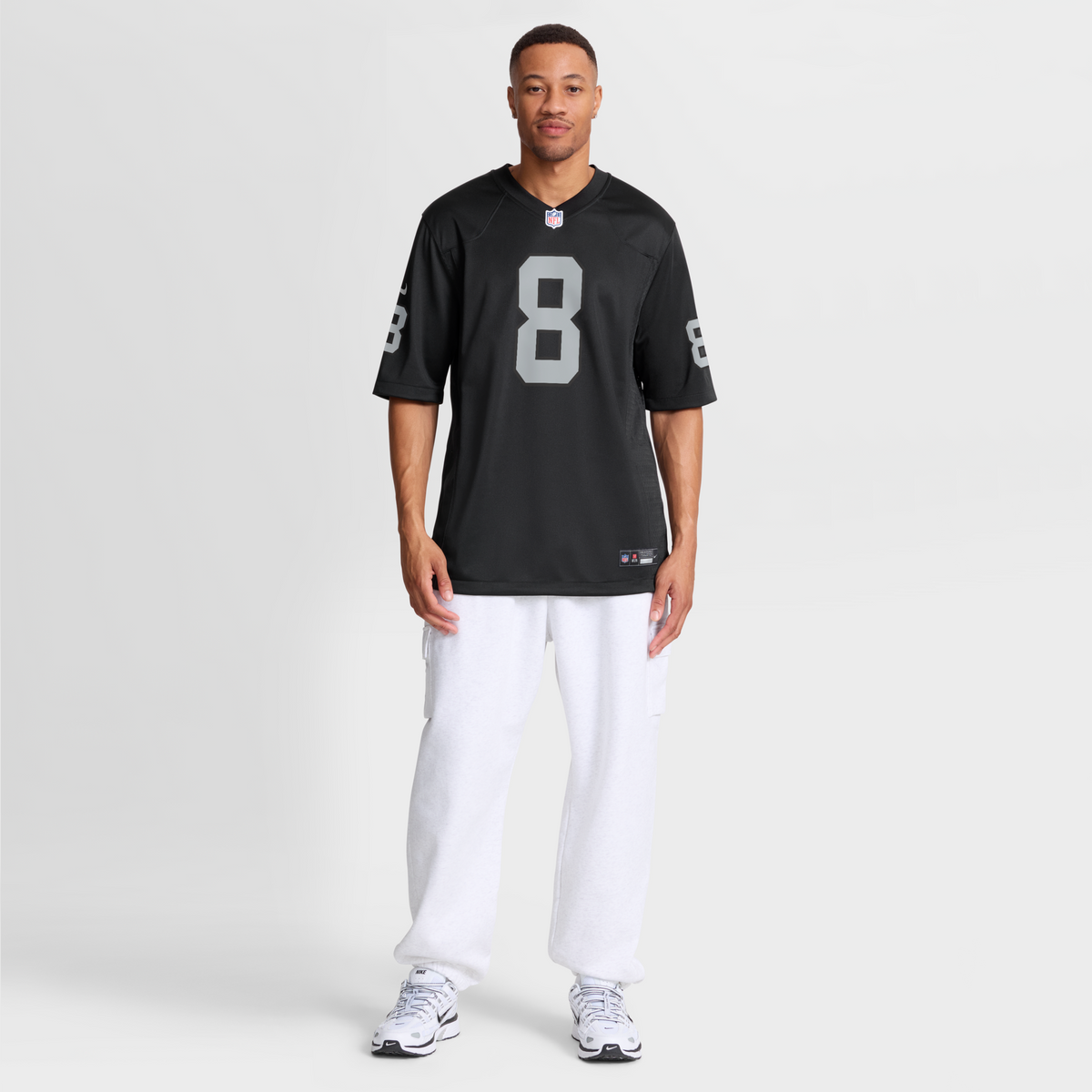 Las Vegas Raiders Kirk Cousins Black Team Game Jersey