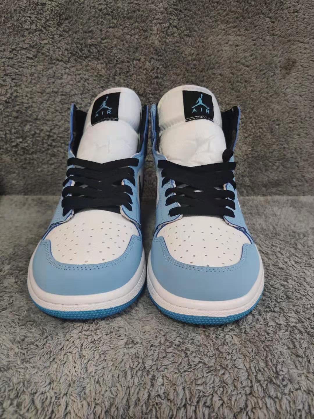 Sneakers, University Blue Colorway, Lace Up Design, Casual Gift for Sneaker Fans