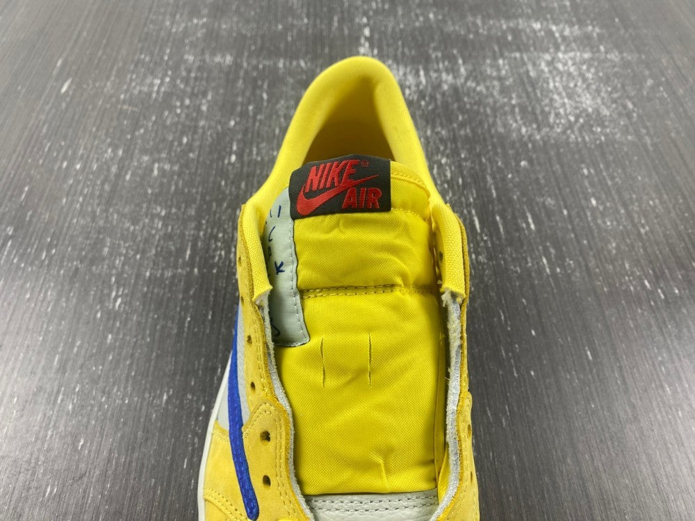 Low Top Sneakers, Blue White Yellow Colorway, Reverse Hook Design, Lace Up Design, Casual Gift for Sneaker Fans