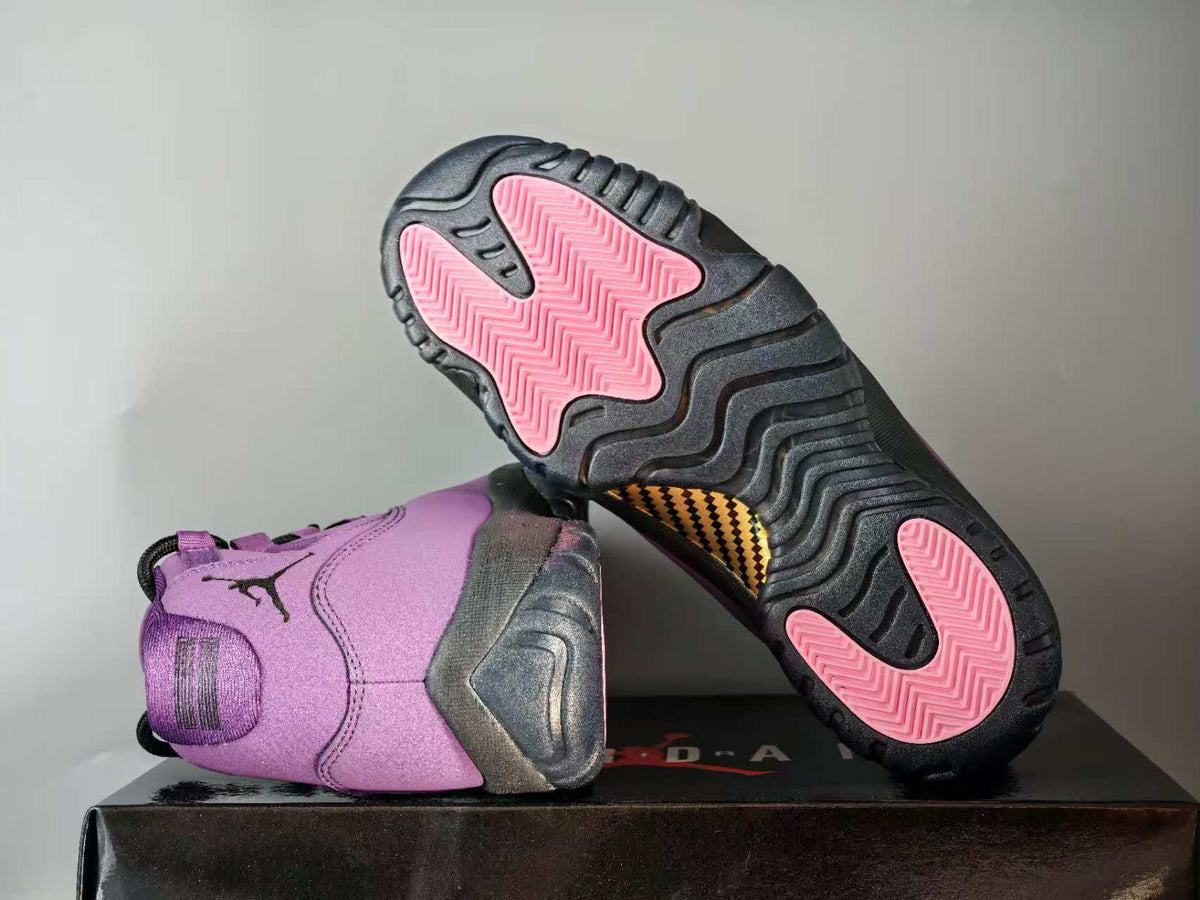 High Top Sneakers, Pink Gray Colorway, Lace Up Design, Casual Gift for Sneaker Fans