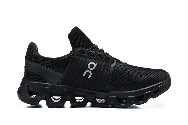 Low Top Sneakers, Black Colorway, Lace Up Design, Casual Gift for Sneaker Fans