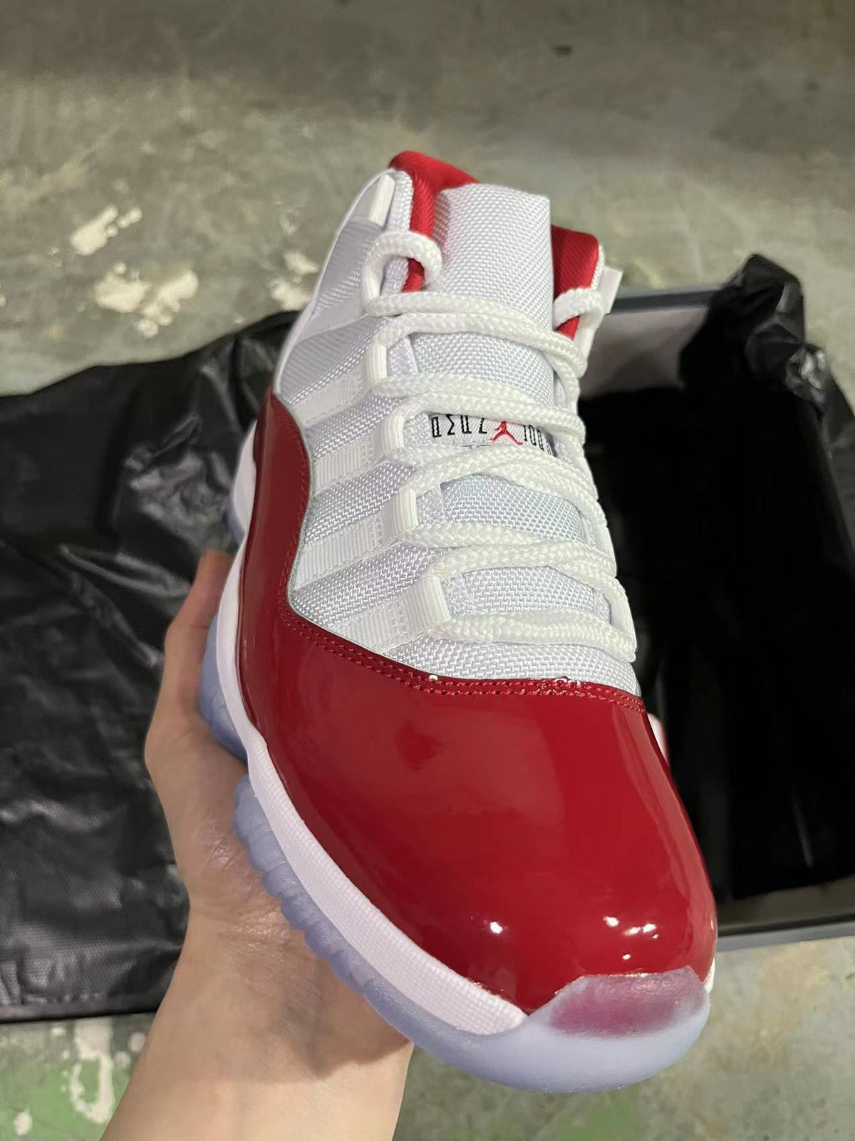 Sneakers, White Red Colorway, Lace Up Design, Casual Gift for Sneaker Fans