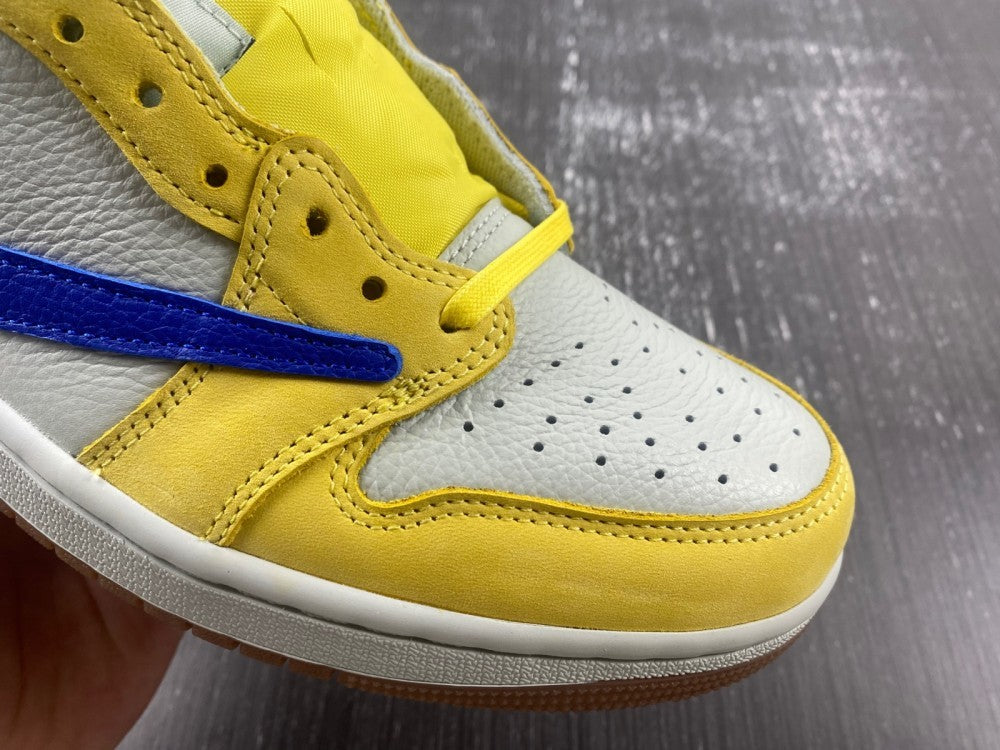 Low Top Sneakers, Blue White Yellow Colorway, Reverse Hook Design, Lace Up Design, Casual Gift for Sneaker Fans