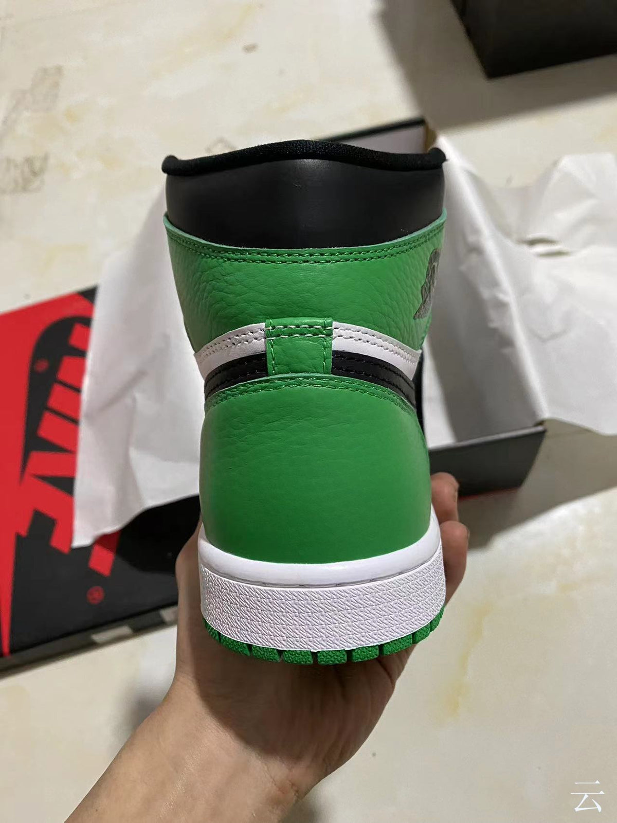 Retro High Top Sneakers, White Black Green Colorway, Lace Up Design, Casual Gift for Sneaker Fans