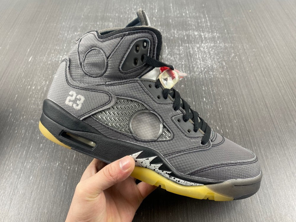 Sneakers, Yellow Gray Off White Colorway, Reflective Detail, Lace Up Design, Casual Gift for Sneaker Fans