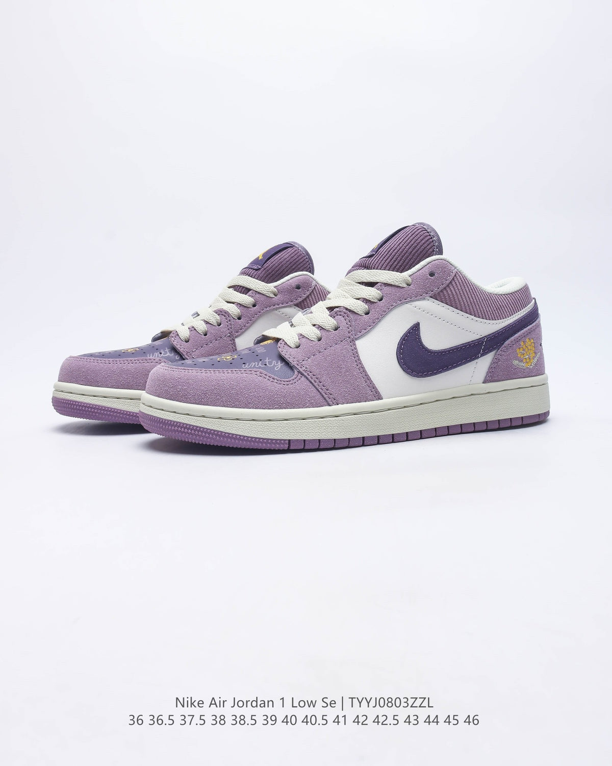 Retro Low Top Basketball Shoes, Purple Cream Colorway, Lace Up Design, Casual Gift for Shoe Lovers