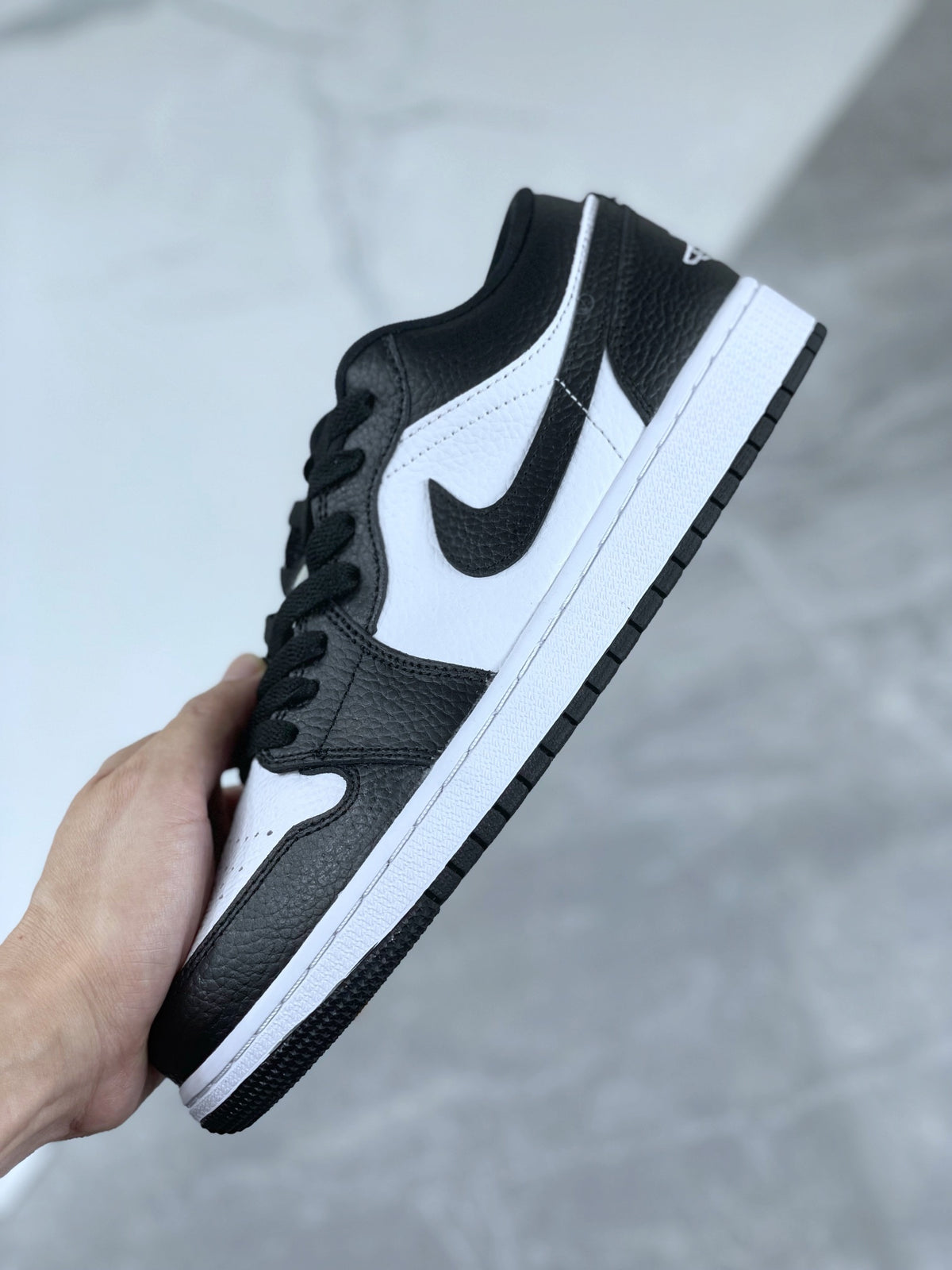 Low Top Sneakers, White Black Colorway, Lace Up Design, Casual Gift for Sneaker Fans