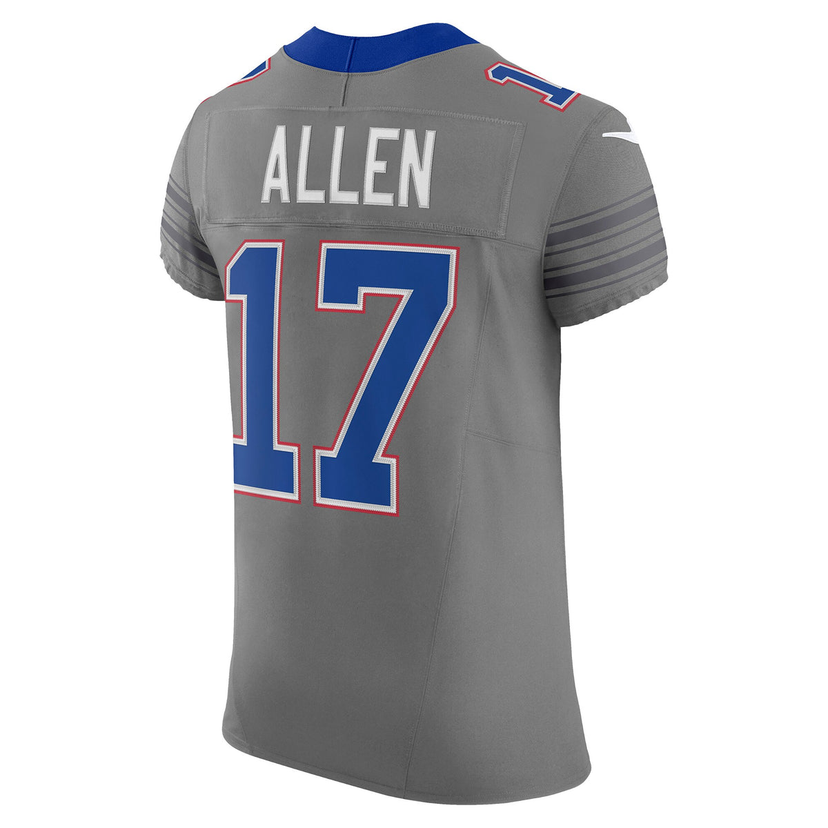 Buffalo Bills Josh Allen Gray Nickel City Vapor F.U.S.E. Elite Jersey