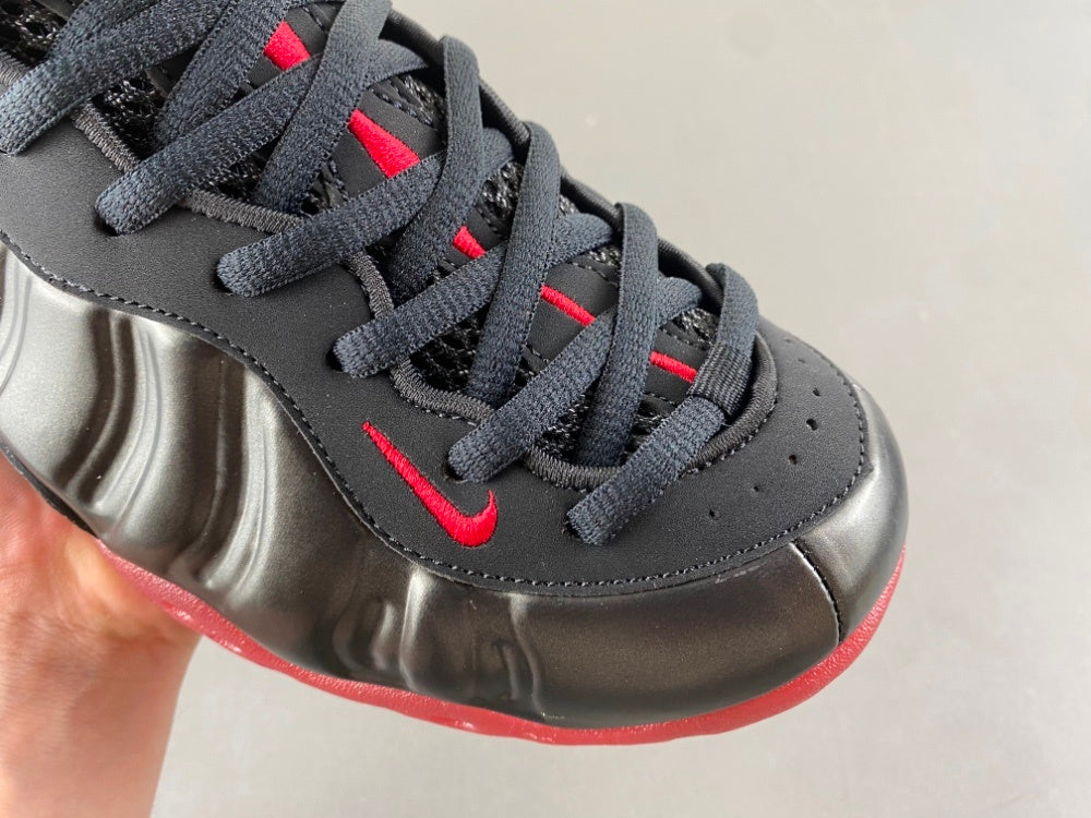 Low Top Sneakers, Black Red Colorway, Lace Up Design, Casual Gift for Sneaker Fans
