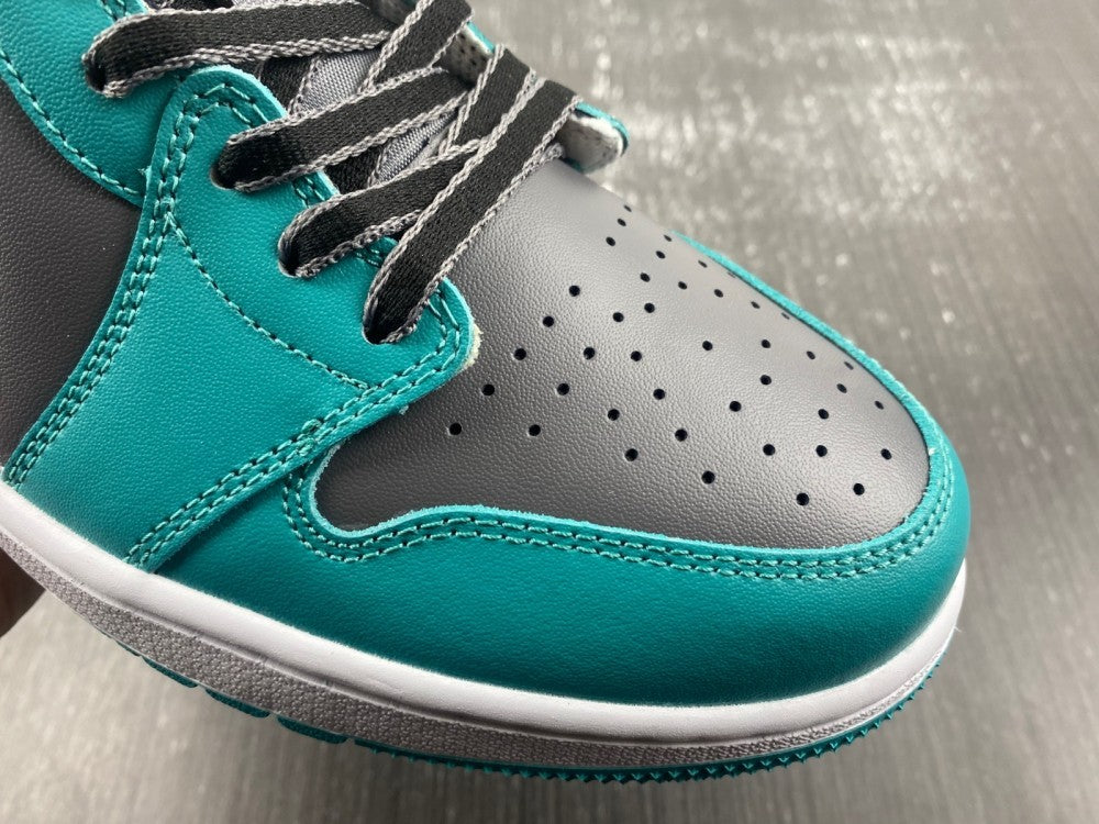 Low Top Golf Shoes, Lake Blue Dark Gray Colorway, Lace Up Design, Casual Gift for Shoe Lovers