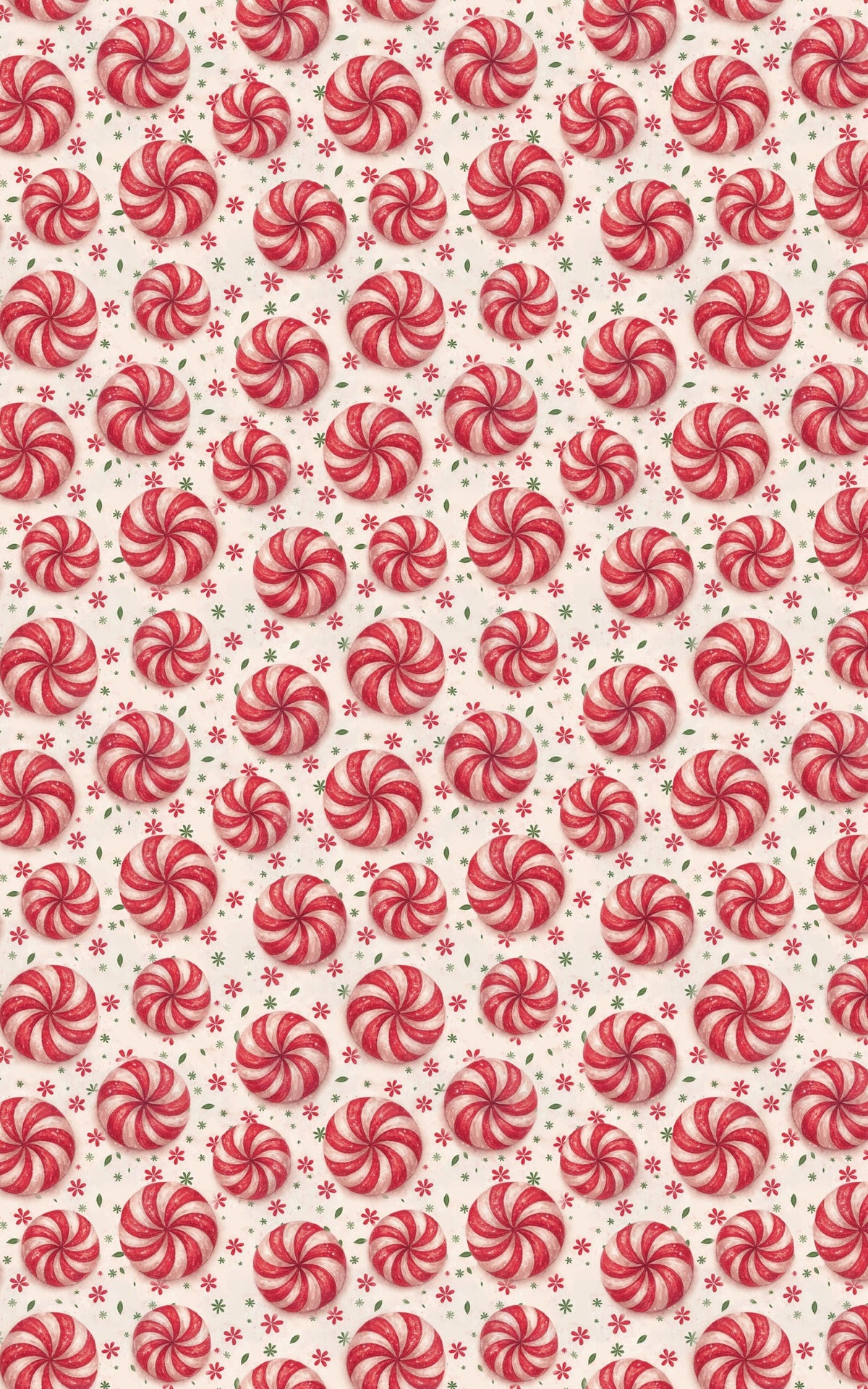 Candy Cane Gift Wrap, Peppermint Swirl Wrapping Paper, Festive Christmas Wrap Paper, Holiday Season Wrapping Paper, Winter Ca