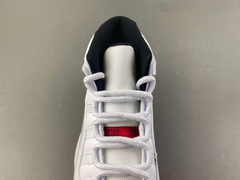 Low Top Sneakers, White Red Colorway, Patent Leather Footwear, Lace Up Design, Casual Gift for Sneaker Fans