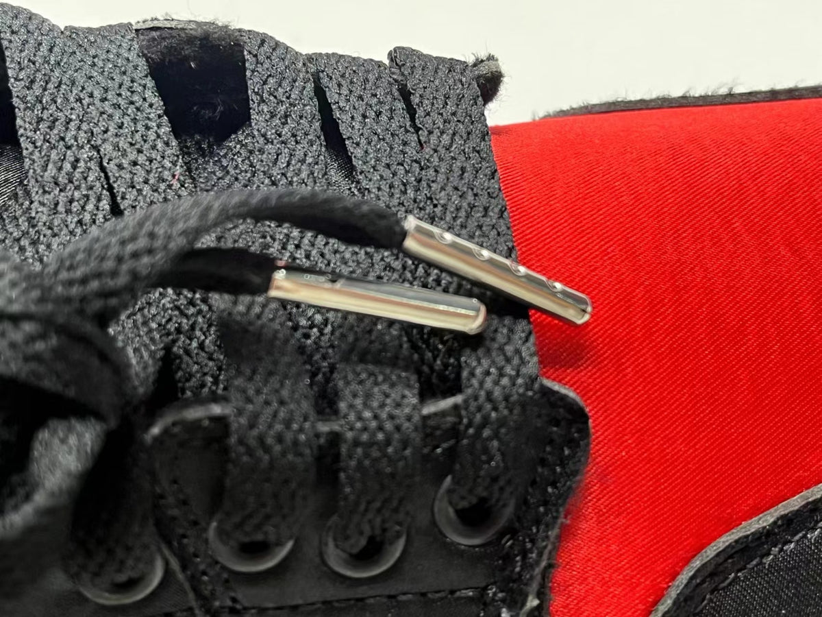 Sneakers, Red Black Colorway, Lace Up Design, Casual Gift for Sneaker Fans