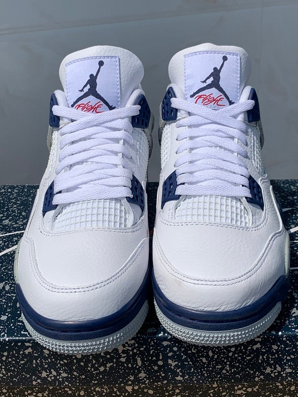 Sneakers, Navy Colorway, Lace Up Design, Casual Gift for Sneaker Fans