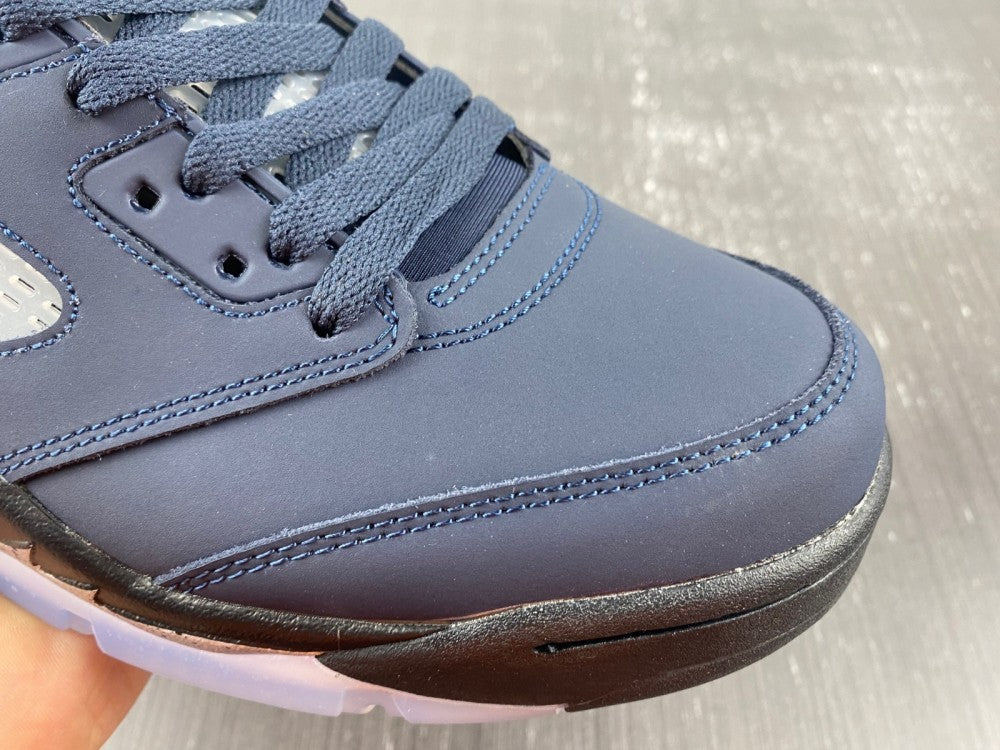Sneakers, Navy Colorway, Lace Up Design, Casual Gift for Sneaker Fans