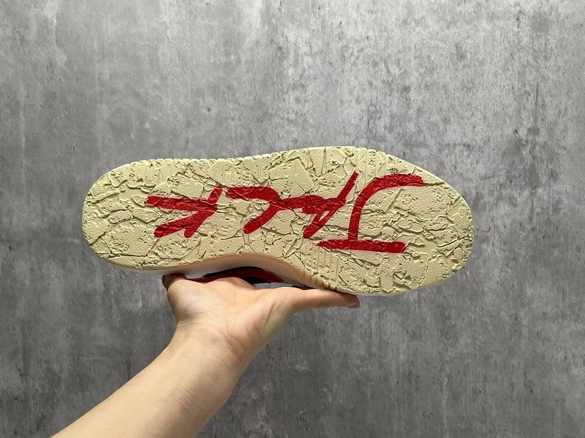 Low Top Sneakers, Black Red Colorway, Reverse Hook Design, Lace Up Design, Casual Gift for Sneaker Fans