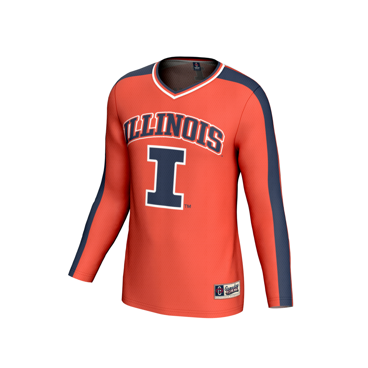 Illinois Fighting Illini GameDay Greats NIL Pick-A-Player Lightweight Collegiate Volleyball Fashion Jersey - Orange