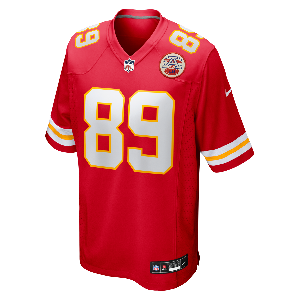 Kansas City Chiefs Jason Brownlee Red Team Game Jersey