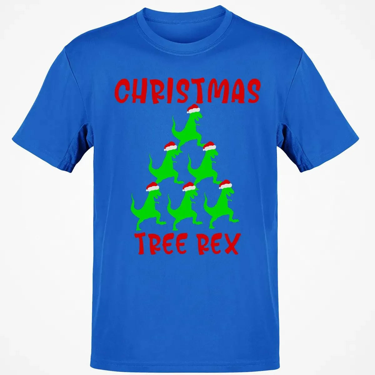 Humorous Dinosaur Holiday Graphic Tee, Christmas Tree Rex Shirt, Adorable Trex Christmas T-Shirt, Festive Dino Lover Shirt, H