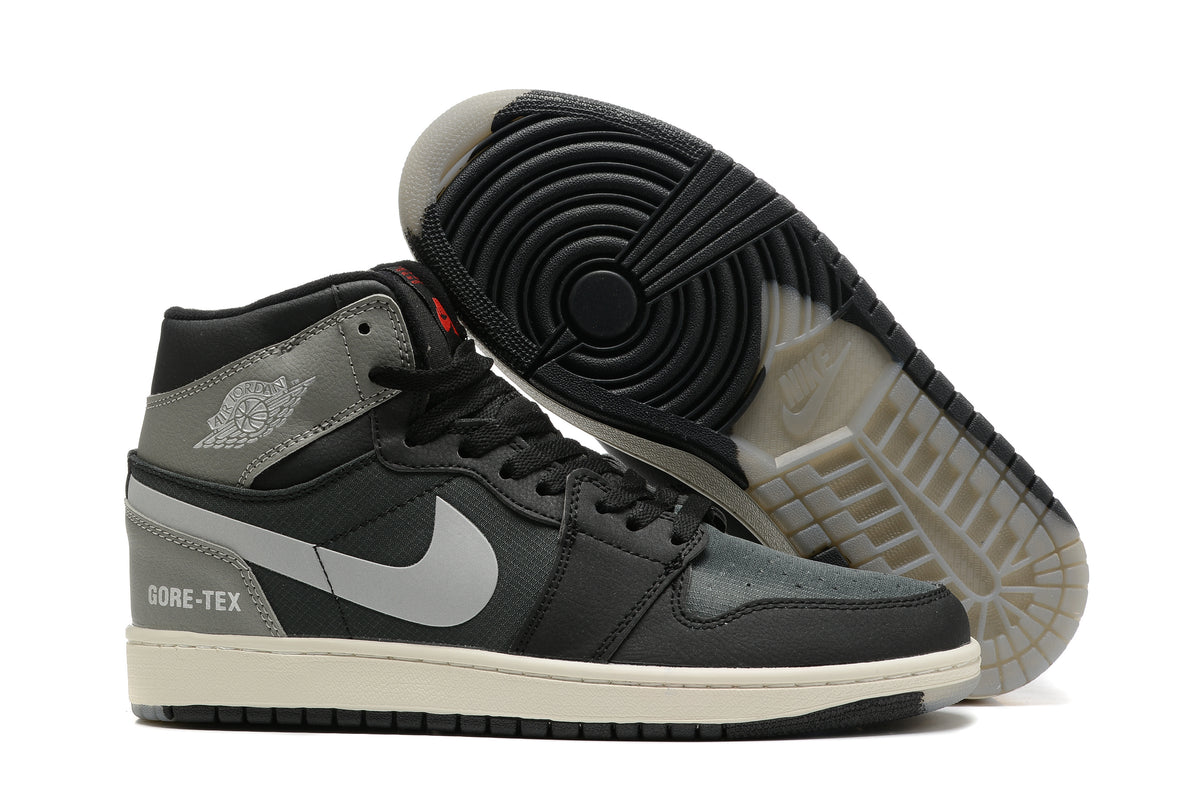 Sneakers, Black Gray Colorway, Lace Up Design, Casual Gift for Sneaker Fans