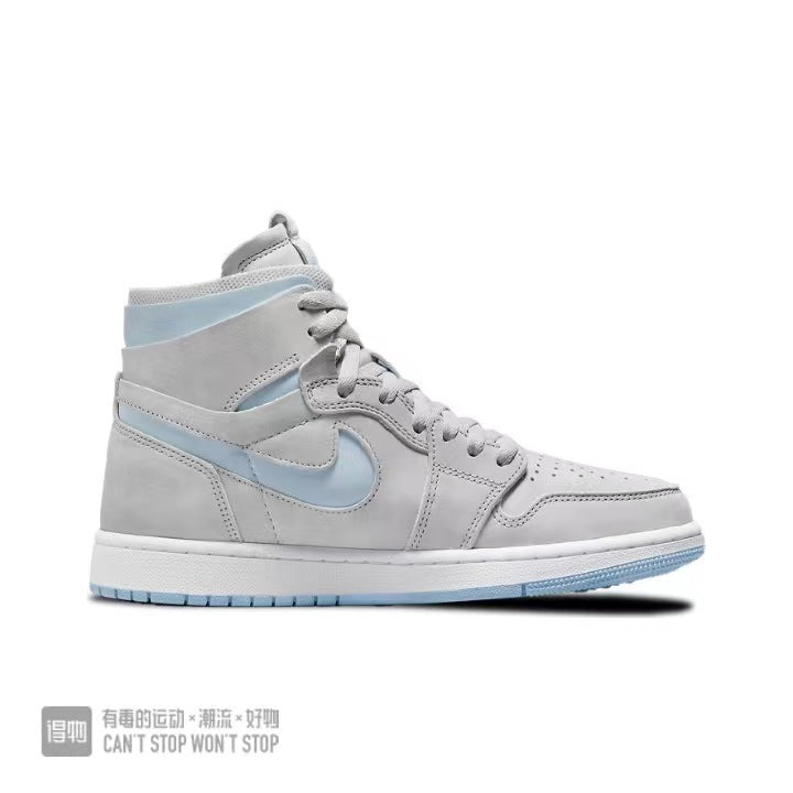 Sneakers, Blue Gray Colorway, Lace Up Design, Casual Gift for Sneaker Fans