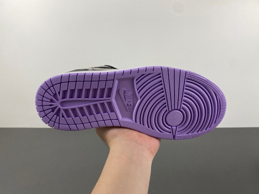 Retro Low Top Sneakers, Black Purple Colorway, Lace Up Design, Casual Gift for Sneaker Fans