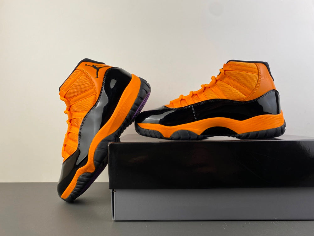Low Top Sneakers, Black Orange Colorway, Patent Leather Footwear, Lace Up Design, Casual Gift for Sneaker Fans