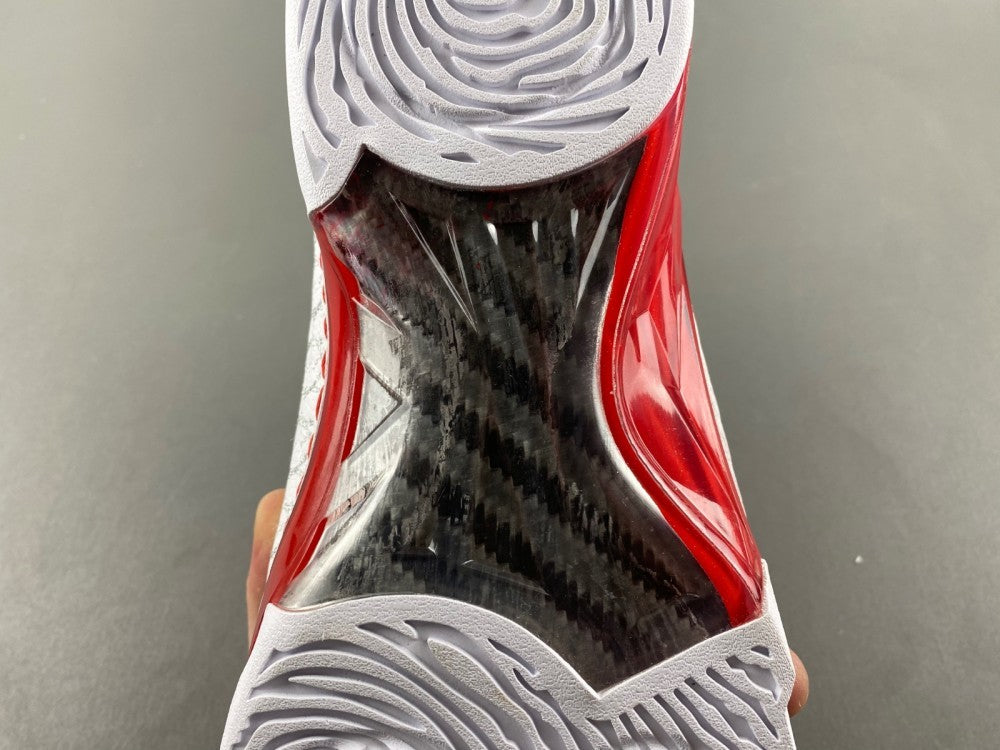 Low Top Sneakers, White Red Colorway, Lace Up Design, Casual Gift for Sneaker Fans