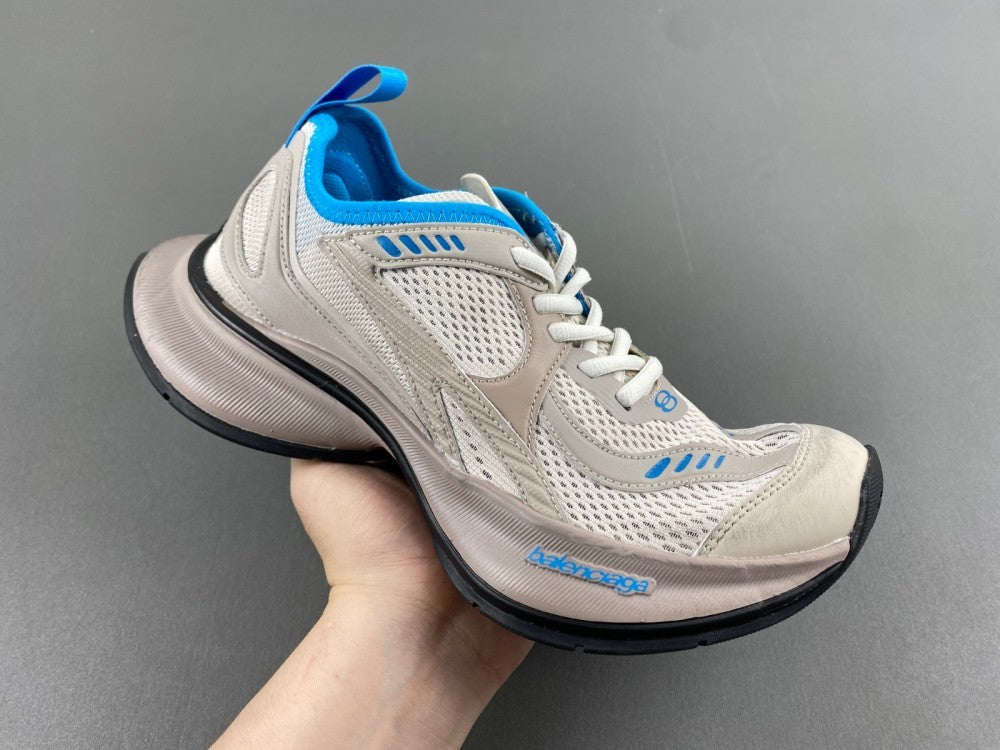 Low Top Sneakers, White Gray Colorway, Lace Up Design, Casual Gift for Sneaker Fans