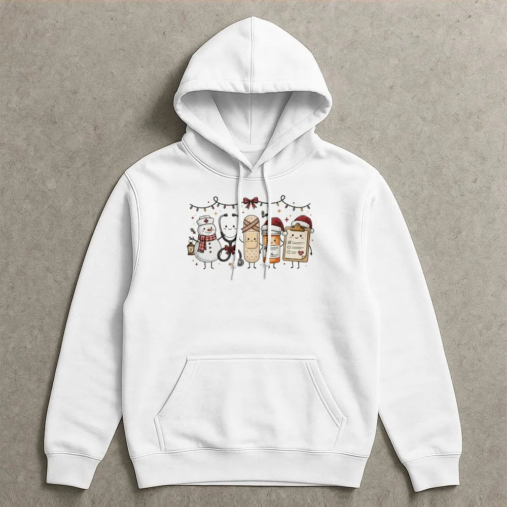 Adorable Snowman Holiday Hoodie, Humorous Christmas Toilet Paper Hoodie, Retro Santa TP Roll Pullover, Xmas Bathroom Humor Ho