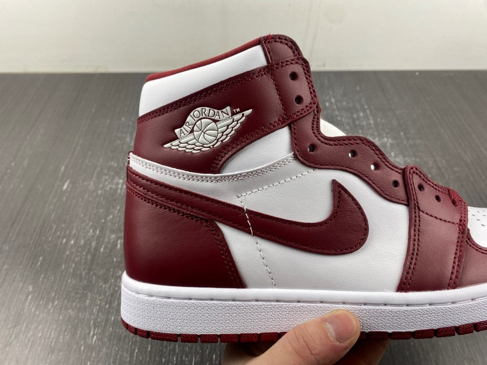 High Top Sneakers, White Red Colorway, Lace Up Design, Casual Gift for Sneaker Fans