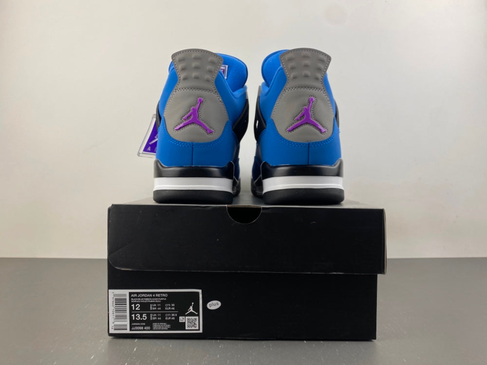 Mid Top Sneakers, Blue Black Colorway, Lace Up Design, Casual Gift for Sneaker Fans