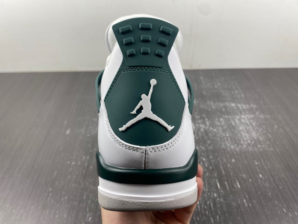 Low Top Sneakers, White Green Gray Colorway, Leather Footwear, Lace Up Design, Casual Gift for Sneaker Fans