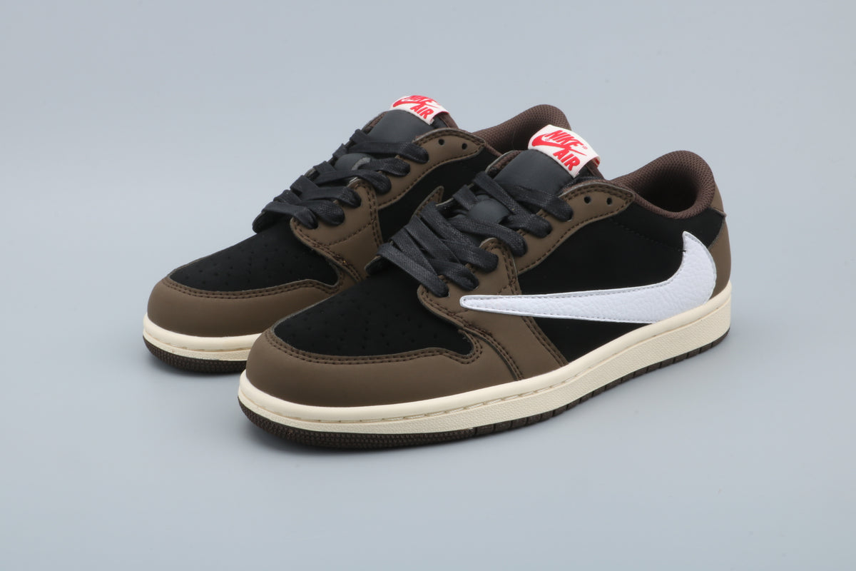 Low Top Sneakers, Brown Black Colorway, Reverse Hook Design, Lace Up Design, Casual Gift for Sneaker Fans