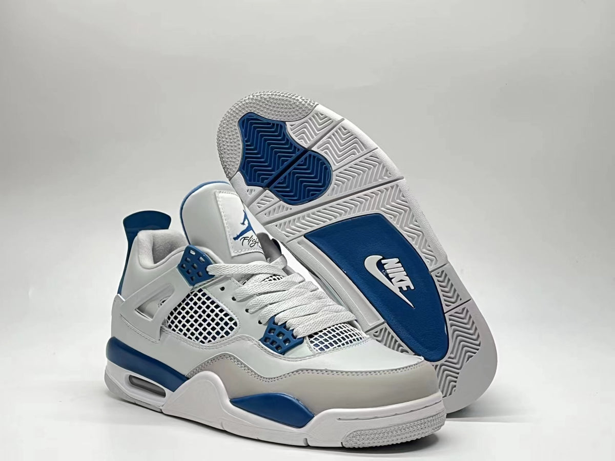 Sneakers, Blue White Colorway, Lace Up Design, Casual Gift for Sneaker Fans