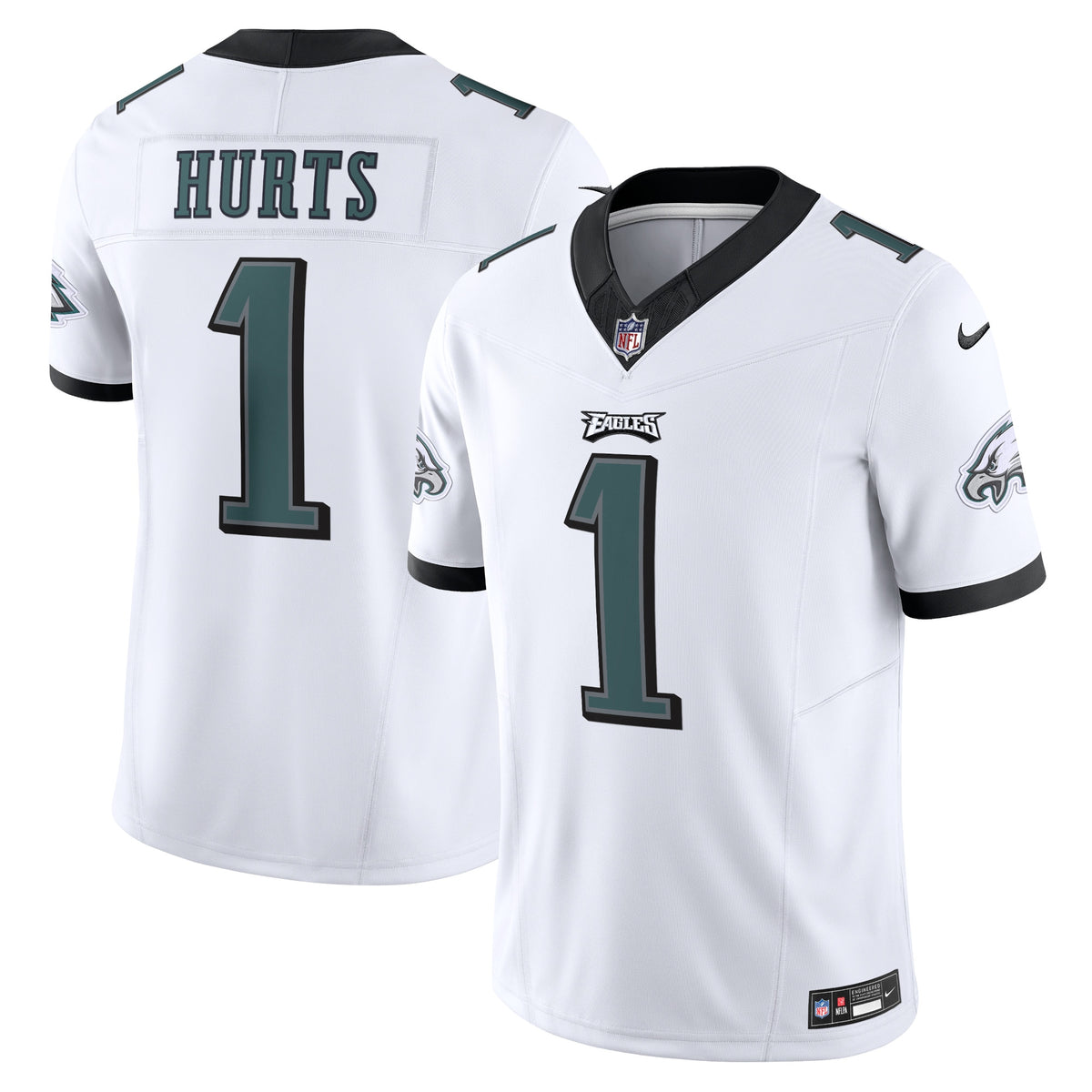 Philadelphia Eagles Jalen Hurts White Vapor F.U.S.E. Limited Jersey