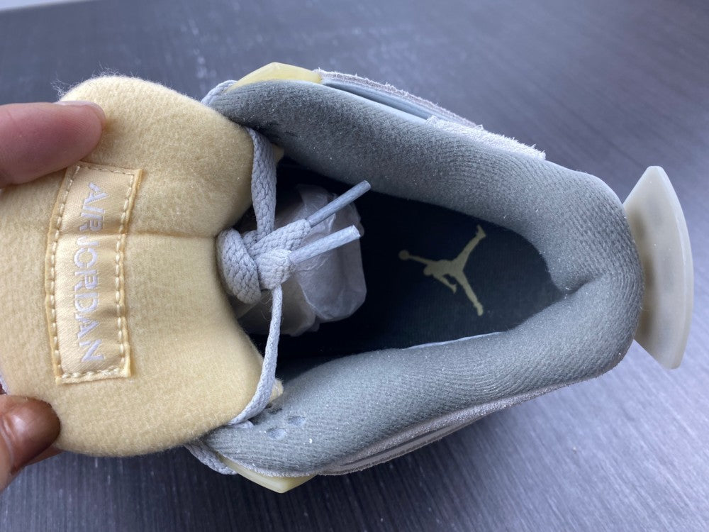 Low Top Sneakers, White Gray Yellow Colorway, Lace Up Design, Casual Gift for Sneaker Fans