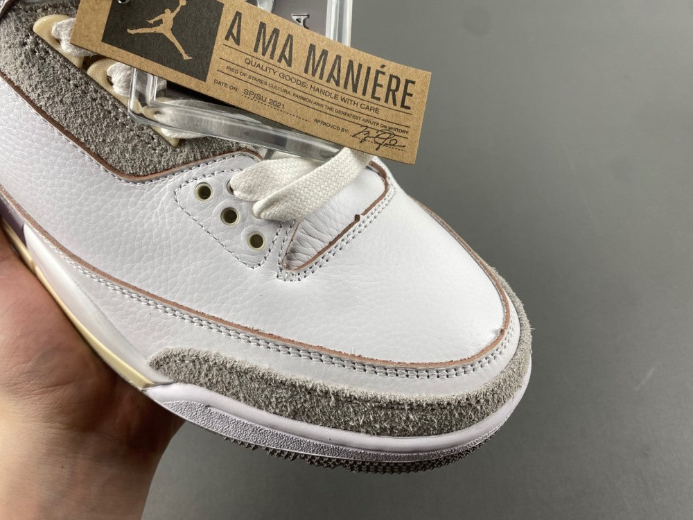 Distressed Sneakers, Off White Gray Colorway, Lace Up Design, Distressed Finish, Casual Gift for Sneaker Fans