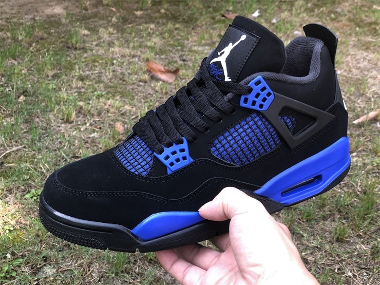 Sneakers, Blue Black Colorway, Lace Up Design, Casual Gift for Sneaker Fans