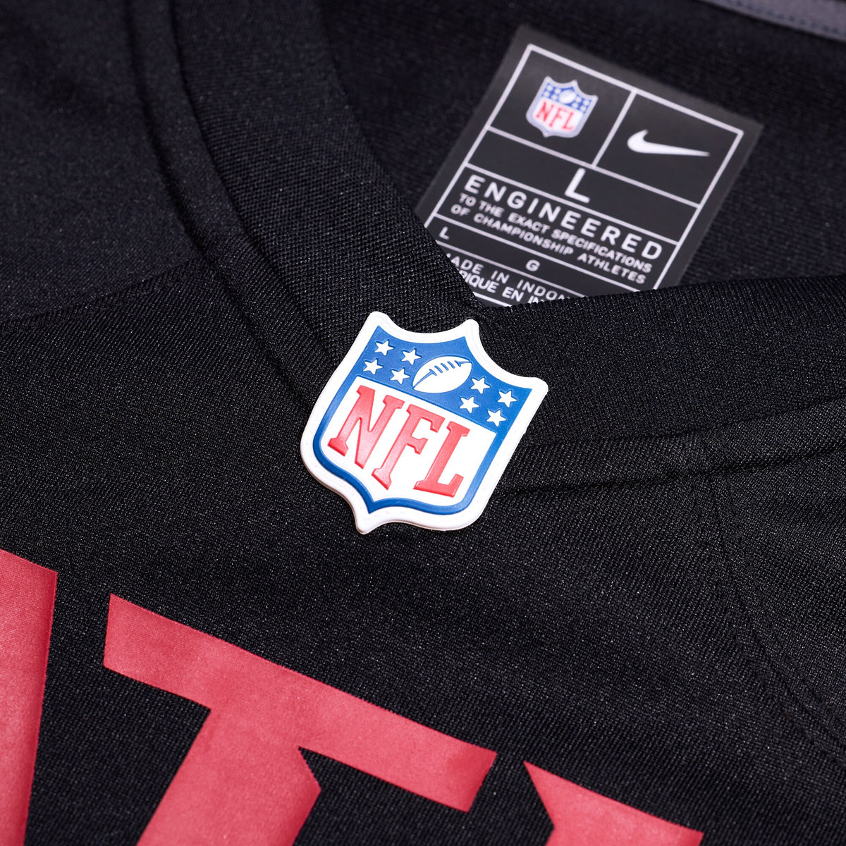 Atlanta Falcons Nathan Carter Black Team Game Jersey