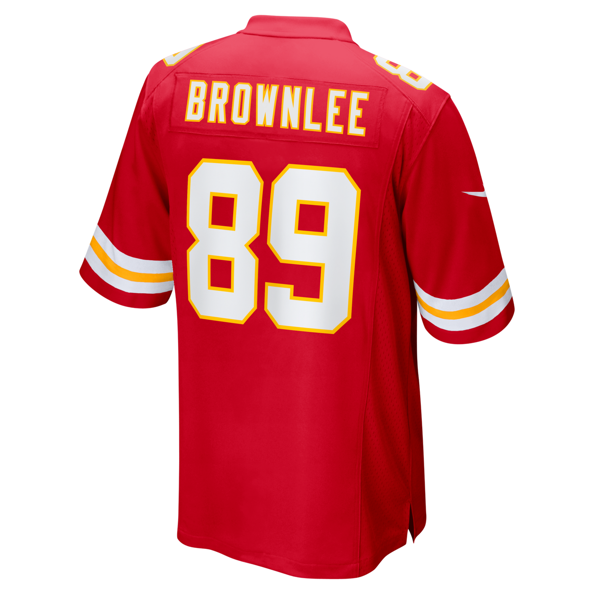 Kansas City Chiefs Jason Brownlee Red Team Game Jersey