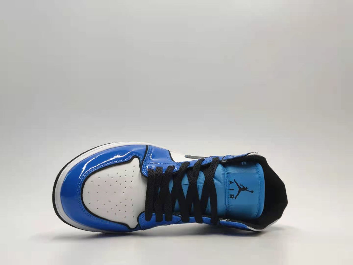 Sneakers, Blue White Colorway, Lace Up Design, Casual Gift for Sneaker Fans