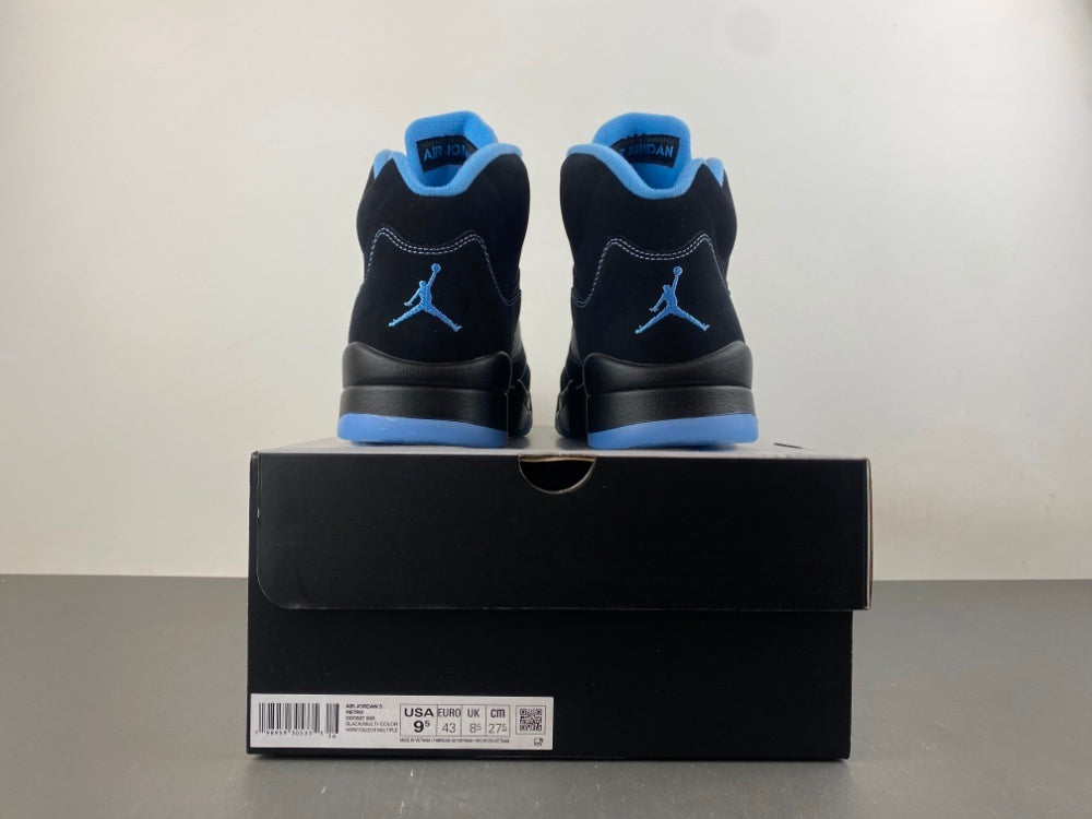 Mid Top Sneakers, Blue Black Colorway, Lace Up Design, Casual Gift for Sneaker Fans