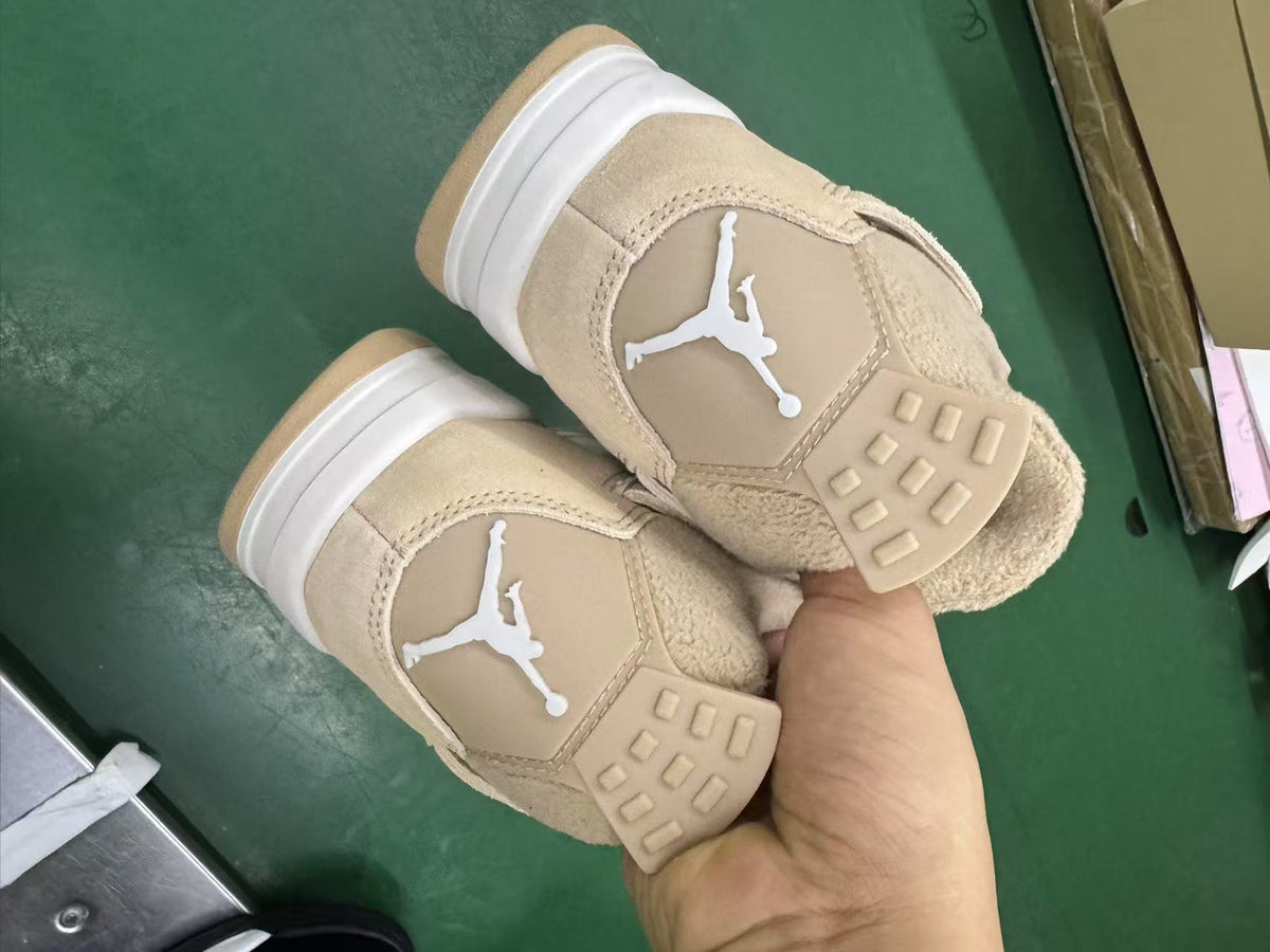 Mid Top Sneakers, Beige White Colorway, Lace Up Design, Casual Gift for Sneaker Fans