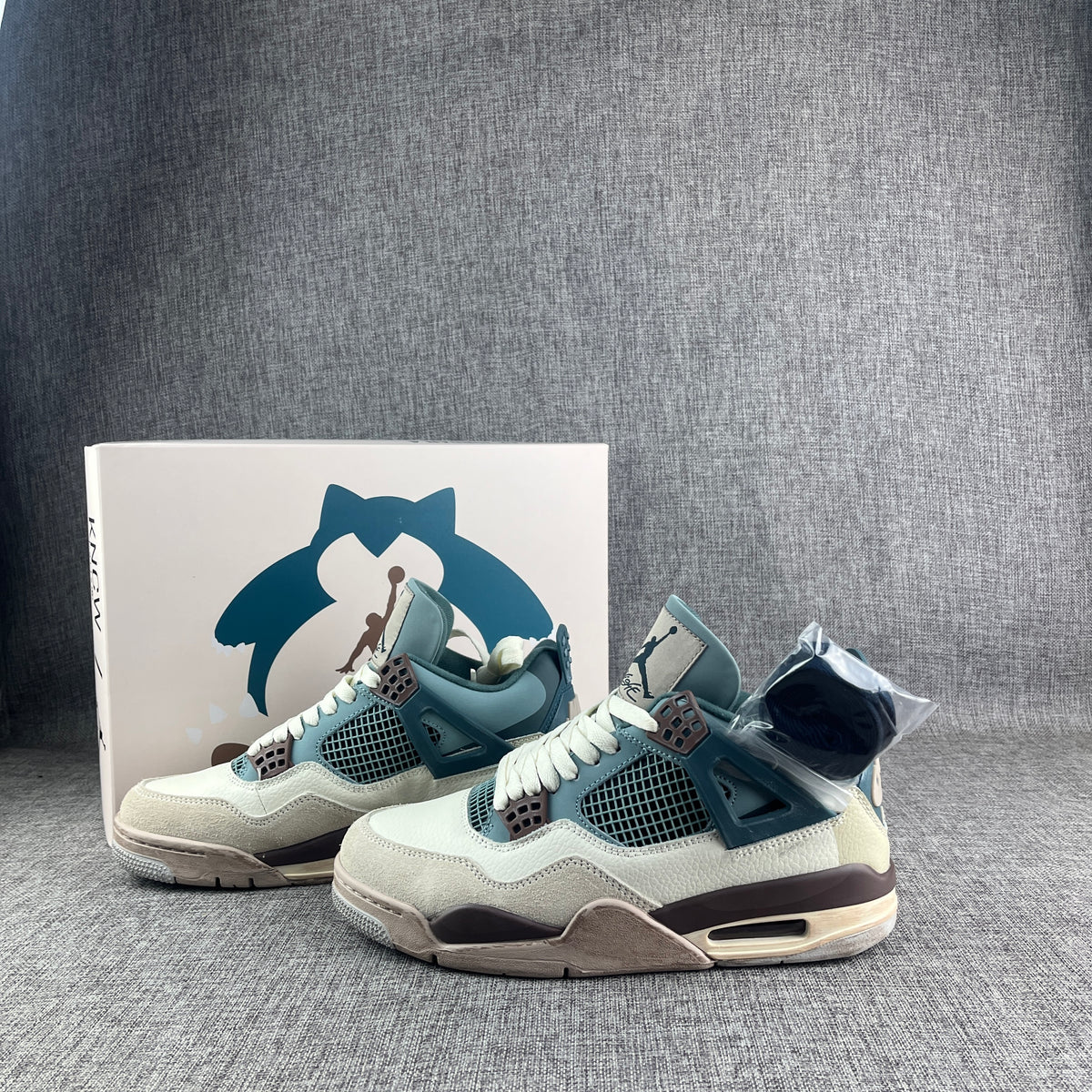 Sneakers, Gray White Colorway, Lace Up Design, Casual Gift for Sneaker Fans