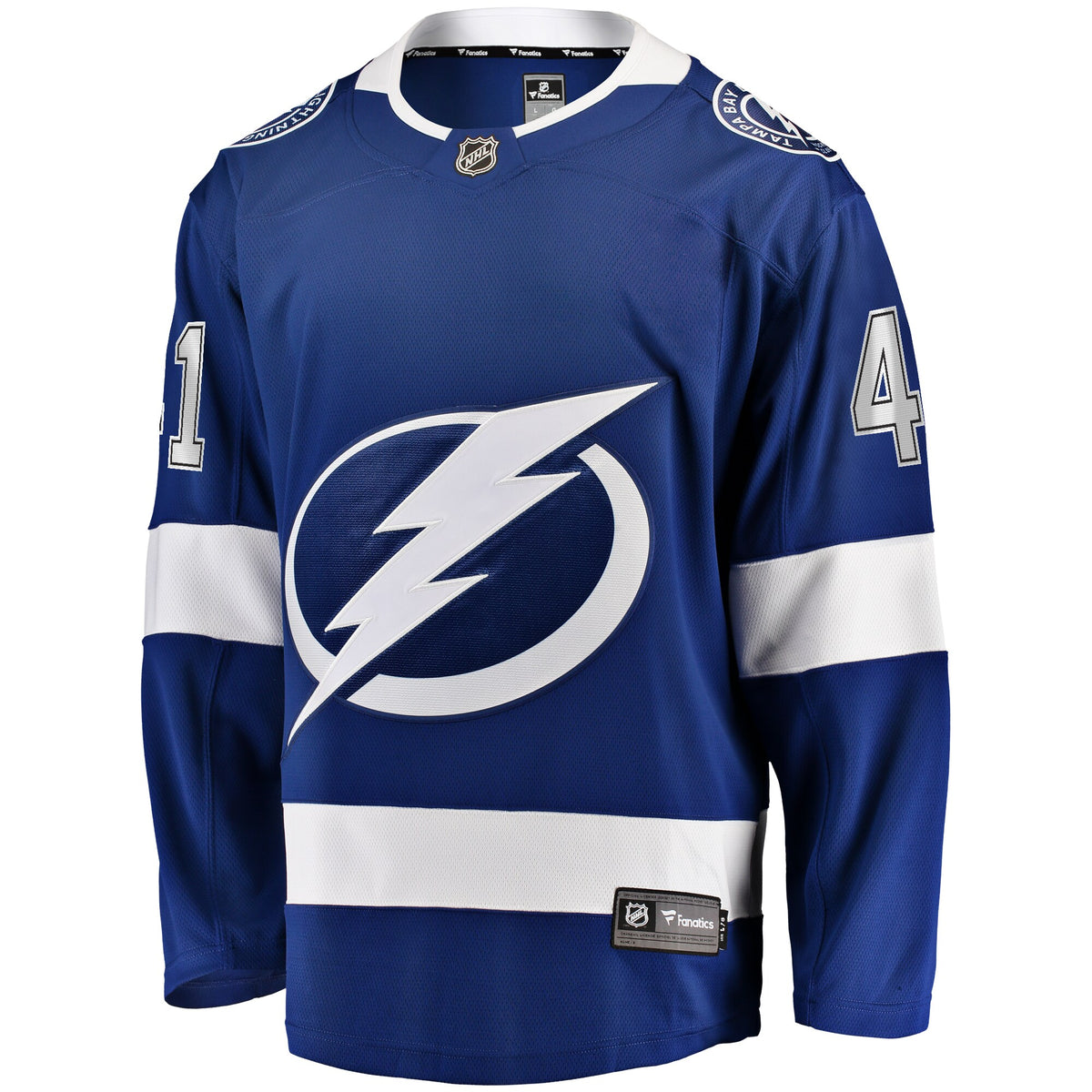Tampa Bay Lightning Mitchell Chaffee Fanatics Blue Home Premier Breakaway Player Jersey