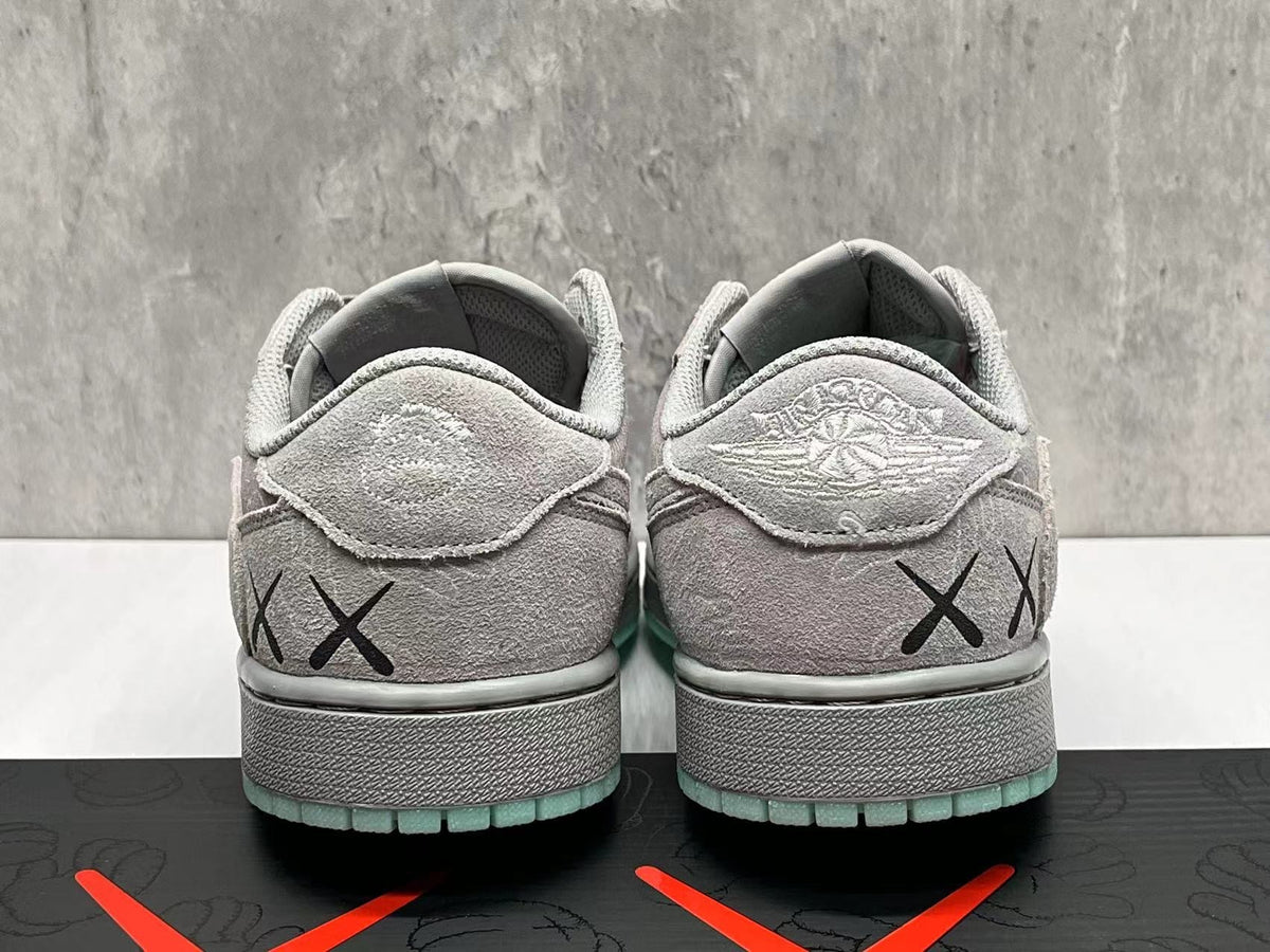 Low Top Sneakers, Gray Colorway, Reverse Hook Design, Lace Up Design, Casual Gift for Sneaker Fans