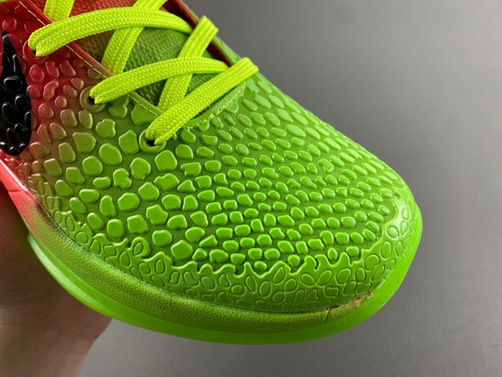 Low Top Sneakers, Neon Green Red Colorway, Lace Up Design, Casual Gift for Sneaker Fans