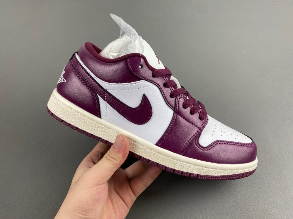 Low Top Sneakers, Burgundy White Colorway, Lace Up Design, Casual Gift for Sneaker Fans