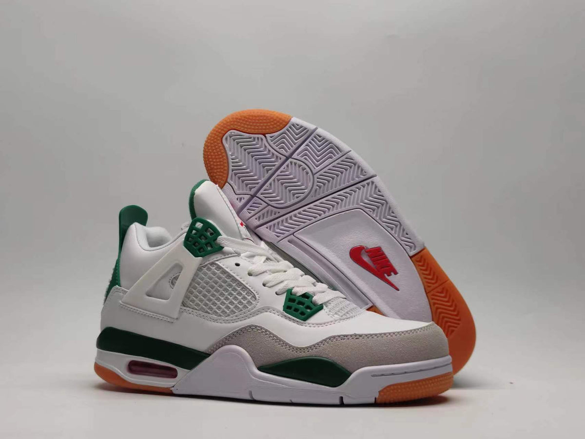 Sneakers, Green Colorway, Lace Up Design, Casual Gift for Sneaker Fans